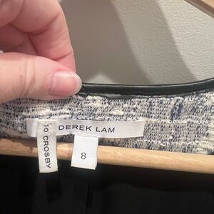 Derek Lam 10 Crosby blue and White jacket